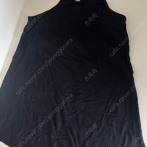 부디무드라 keyhole neck tank top / 블랙 xs