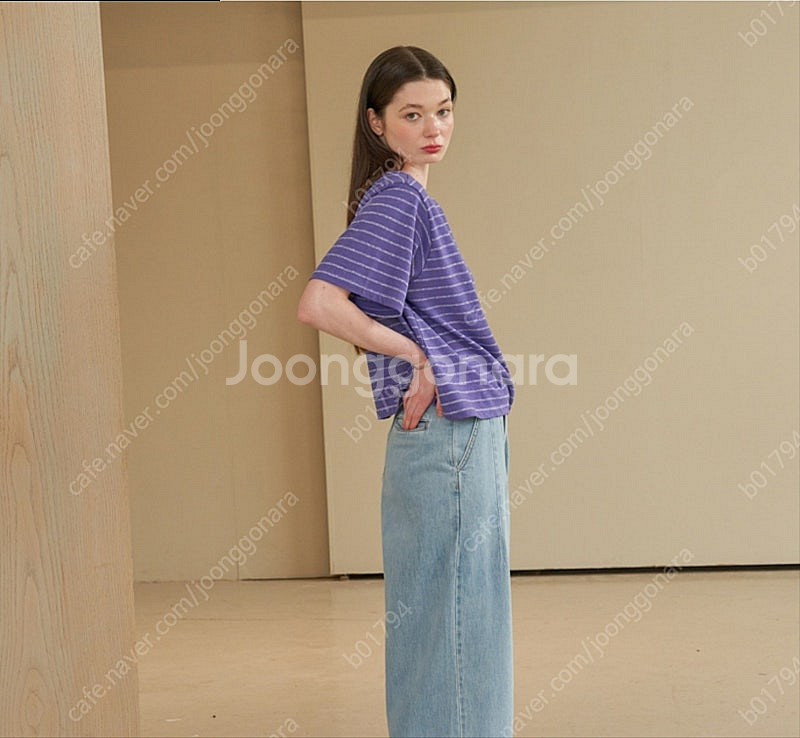 lecelona Linen stripe multi t-...--1