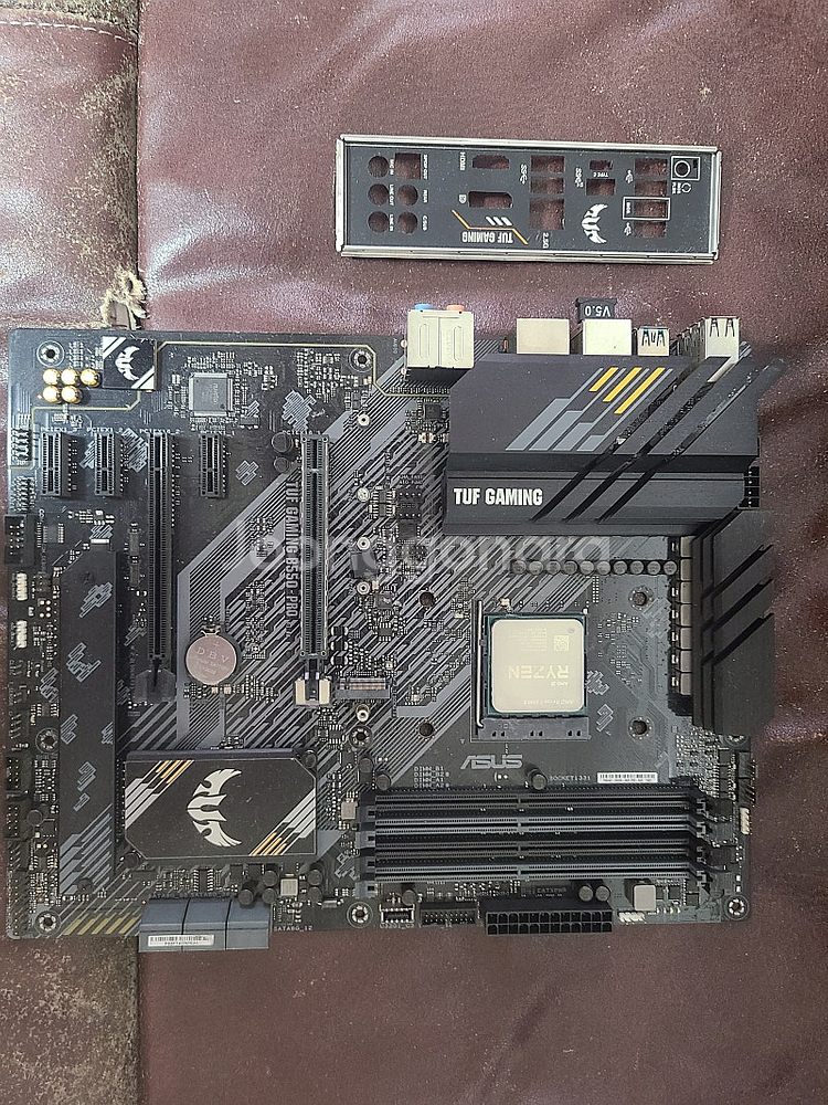 라이젠 cpu 5900x + B550 터프 메인보드 컴...--0