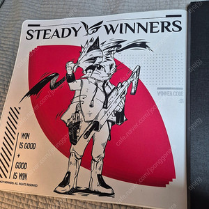 스테디위너스 밸런스캣 화이트 판매합니다 STEADY WINNERS