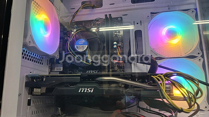 pc 컴퓨터 세트 24인치 듀얼 (모니터 2대) 마우스...--2