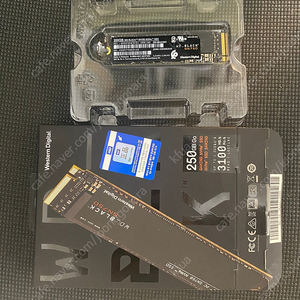 Wd블랙 nvme ssd250팝니다