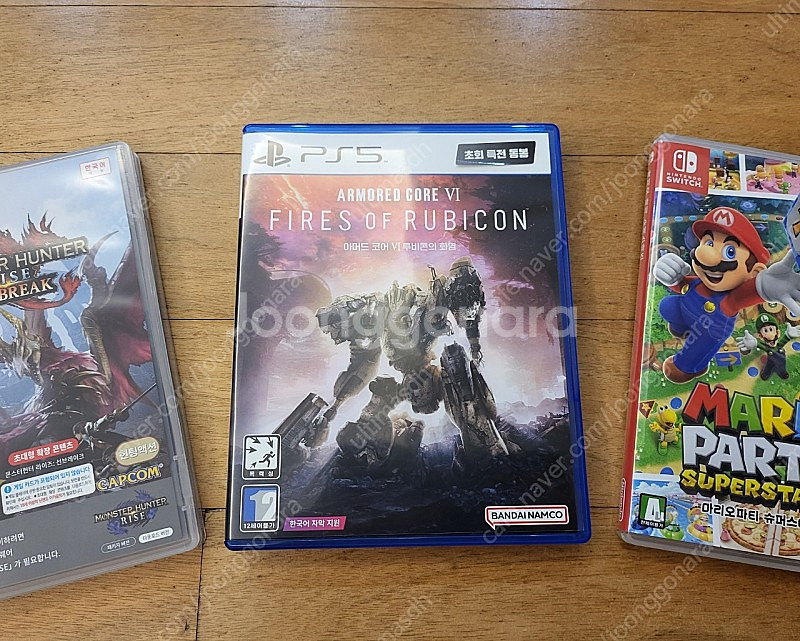 PS5 아머드코어6 초회미사용 팜--0