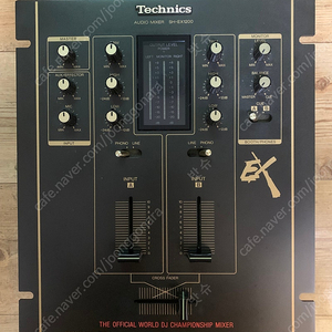 판매) Technics EX1200 black mixer