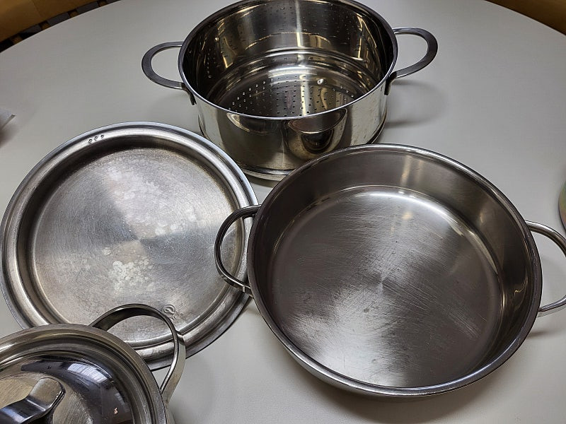 키친아트 플래티나 통3중 스텐냄비--3