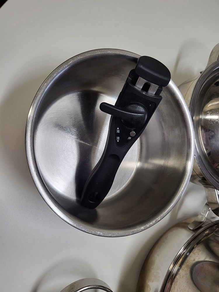 키친아트 플래티나 통3중 스텐냄비--5