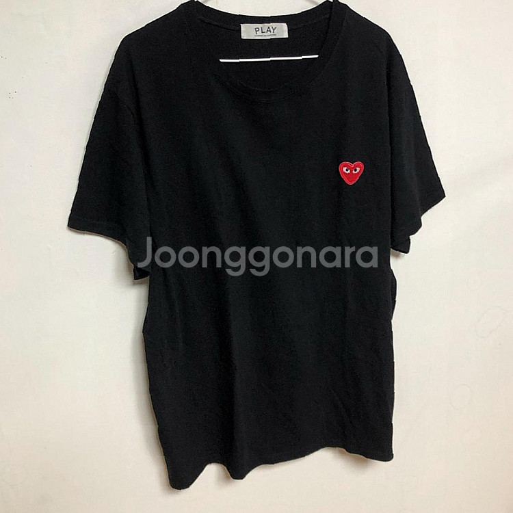 판매 꼼데가르송 남성 반팔티 105XL--1
