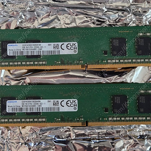 램 RAM 삼성 DDR 3200 PC4-25600 8GB 2개