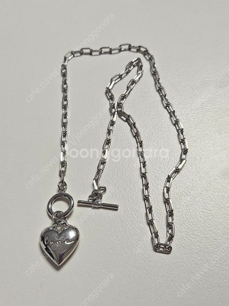빈티지할리우드 love lock heart 목걸이--8