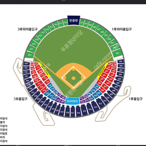 통로 2번째) 8/18 1루 네이비석 309블록 19열 연석 기아 타이거즈vs엘지 트윈스