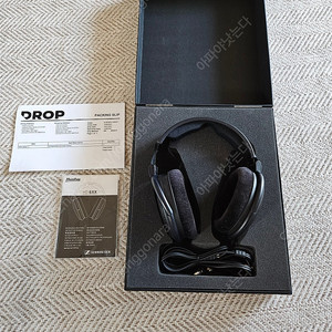 매스드랍 젠하이저 Massdrop x Sennheiser HD 6XX 헤드폰 풀박스 팝니다