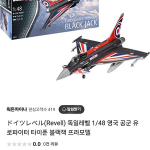 유로파이터 1/48 전투기 도색