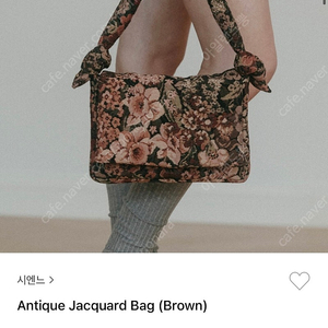 시엔느 antique jacquard bag 자카드백