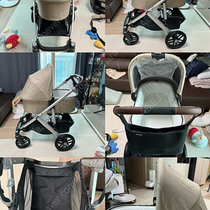 [새상품/미사용] UPPABABY VISTA V2 /어파베이비 비스타 V2 유모차 / 바스넷 & 토들러 시트 세트/ Delcan(델칸) 컬러