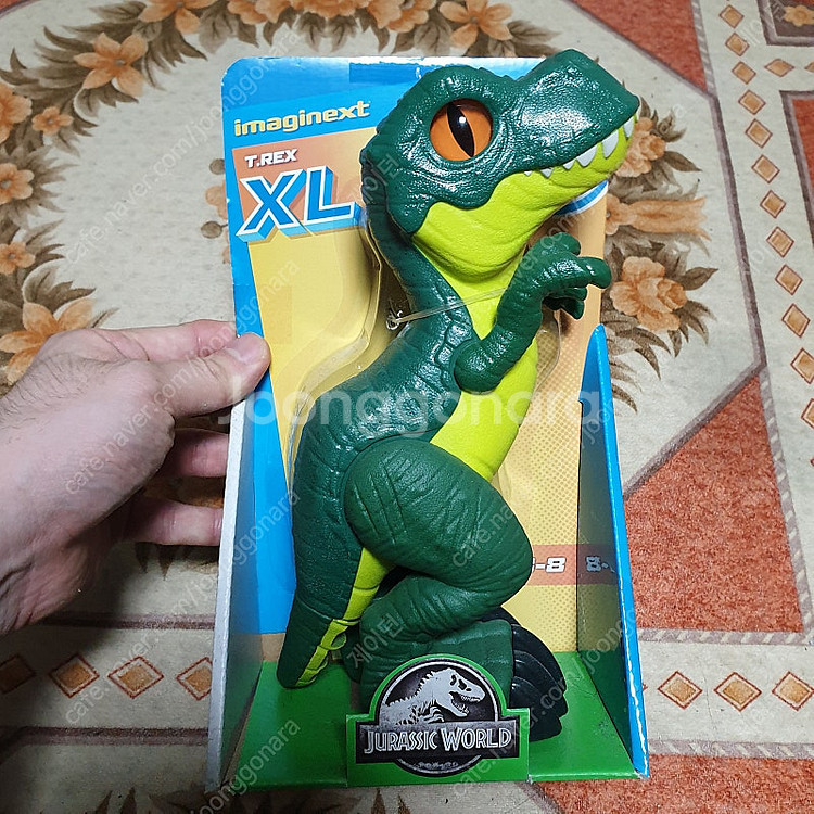피셔프라이스 쥬라기월드 XL 티렉스 피규어--0