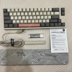 레오폴드 fc660c 저소음 + 팜레스트