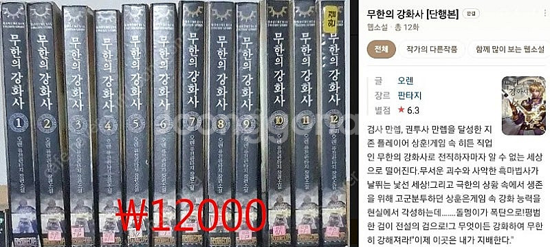 펴업후 남은 소설판타지팝니다(폐업인증 카페장한테받고 파...--7
