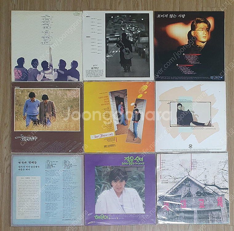 국내가요 한동준외 엘피(LP) 25장--5