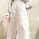 패브릭컬러지 robe trench dress