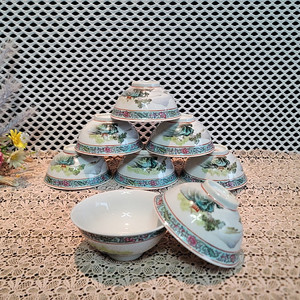 산수화 공기 8점