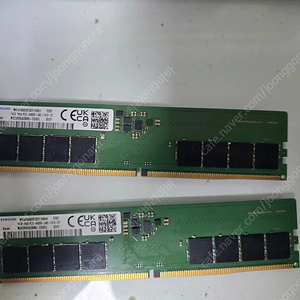 삼성 DDR5 4800mhz 16기가 2장 팝니다