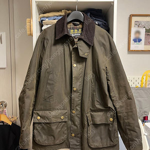 바버자켓 애쉬비 올리브색상 M사이즈 팝니다.(Barbour Ashby Olive jacket M-size)