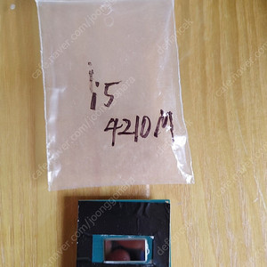 4세대 노트북용 cpu i5 4210m 팝니다 이미지