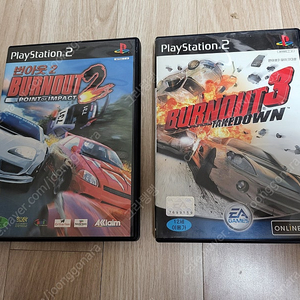 PS2 번아웃2, 번아웃3 판매합니다.