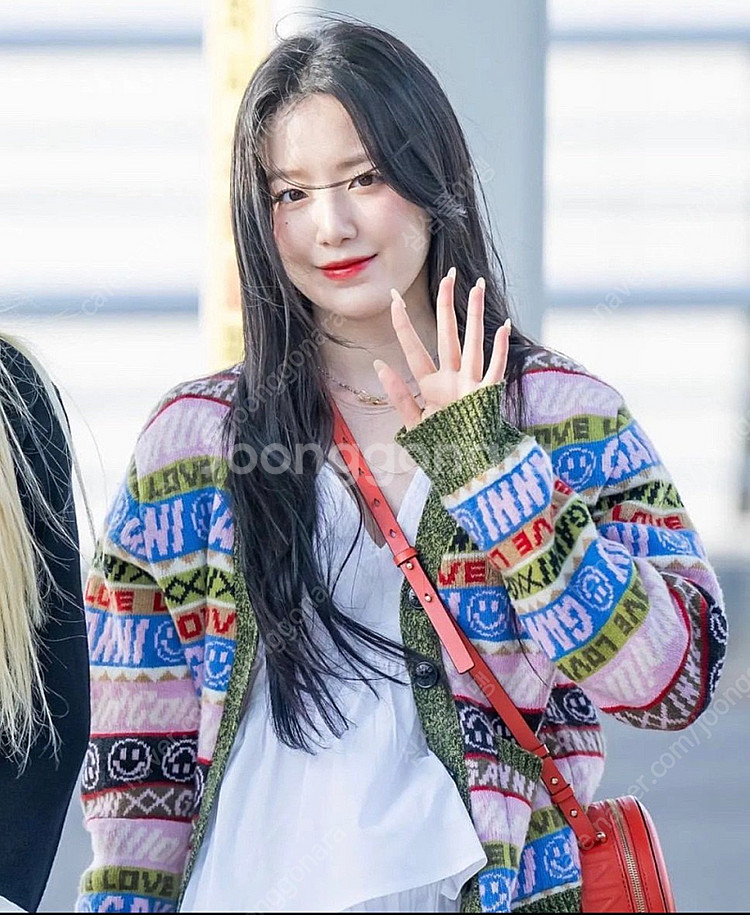 가니 스마일 가디건/ 가니 그래픽 가디건--2