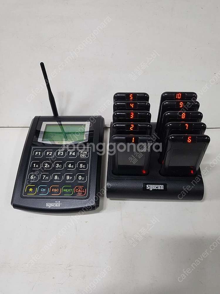 씨스콜 진동벨 10개 세트 팝니다 GP-200R--4