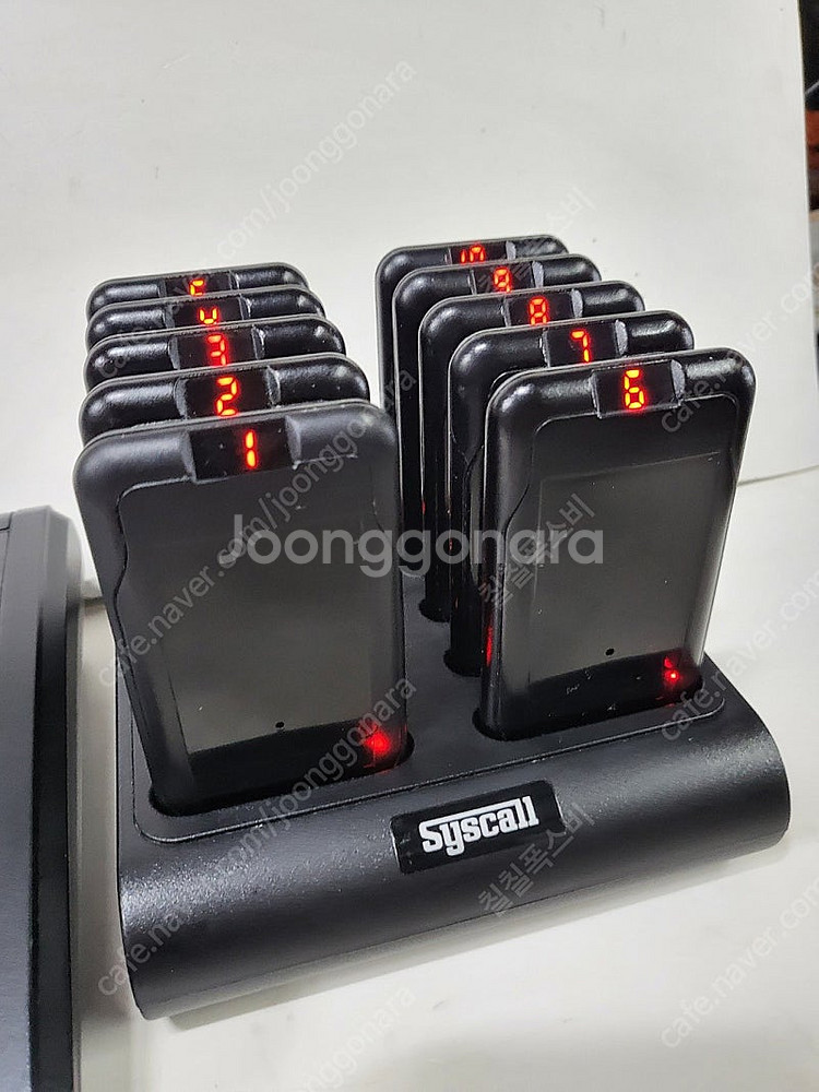 씨스콜 진동벨 10개 세트 팝니다 GP-200R--5