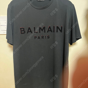 발망 BALMAIN 빅로고 블랙 티셔츠 100사이즈