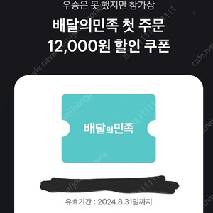 배달의민족 첫주문 12000원 할인