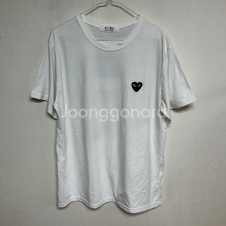 꼼데가르송 남성 반팔티 105XL--0