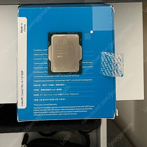 i3 12100f cpu 판매합니다