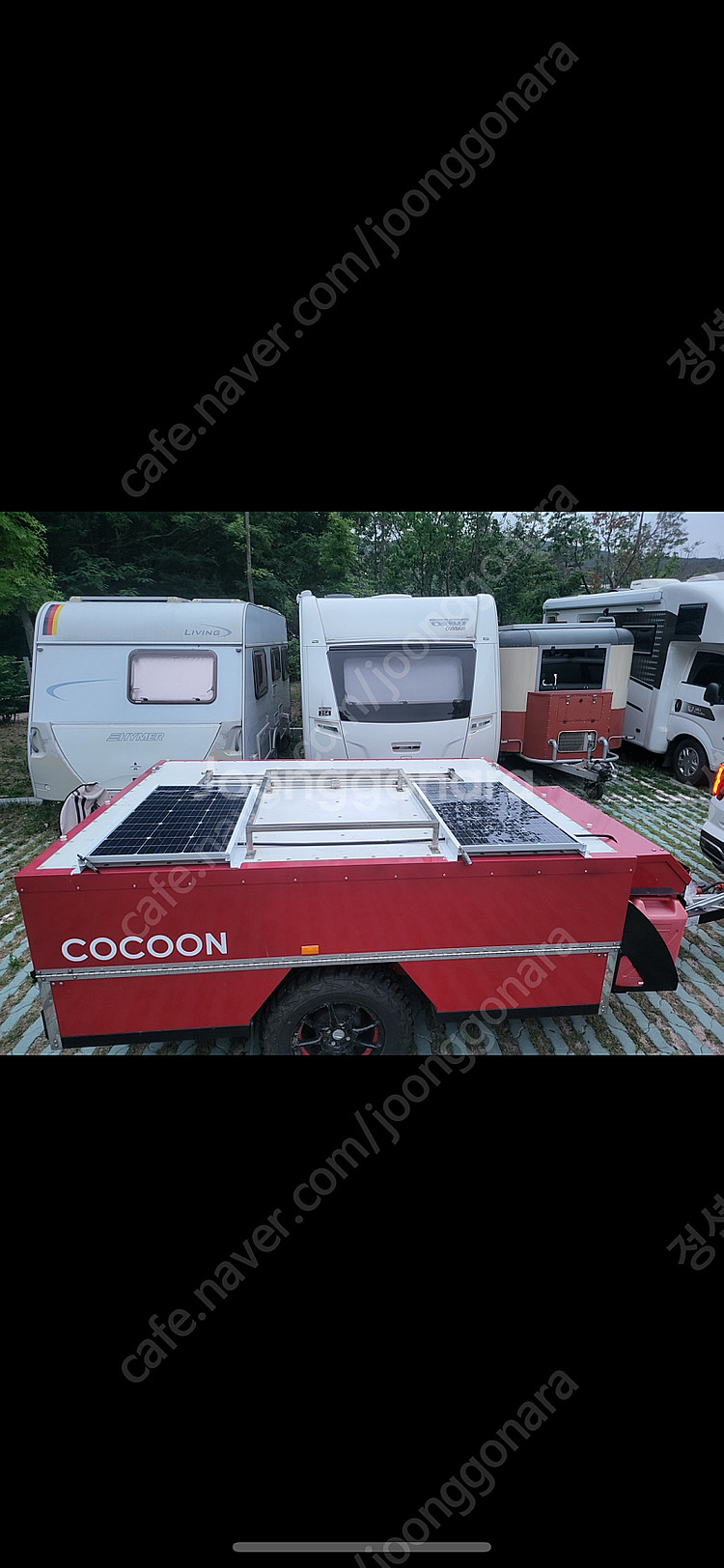 코쿤cc4 19년식 노지캠셋팅 태양광 및 인버터 인산철...--0