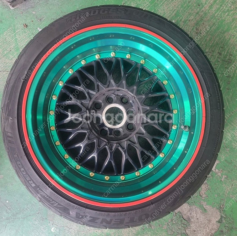 BBS RS 17인치 휠타이어 PCD100 멀티8홀--2