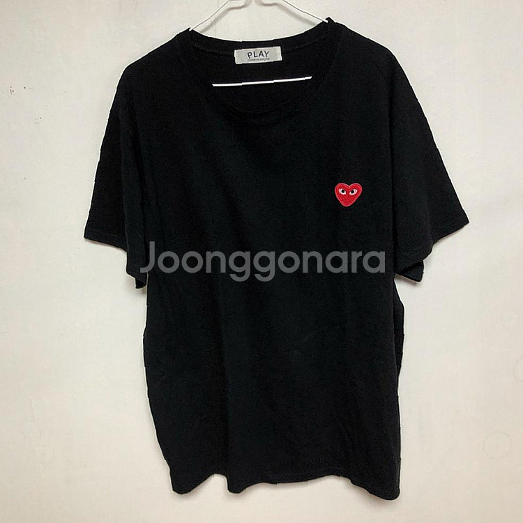 깨끗 꼼데가르송 남성 반팔티 105XL--0