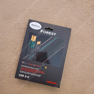 AudioQuest 오디오퀘스트 Forest USB C toB 케이블