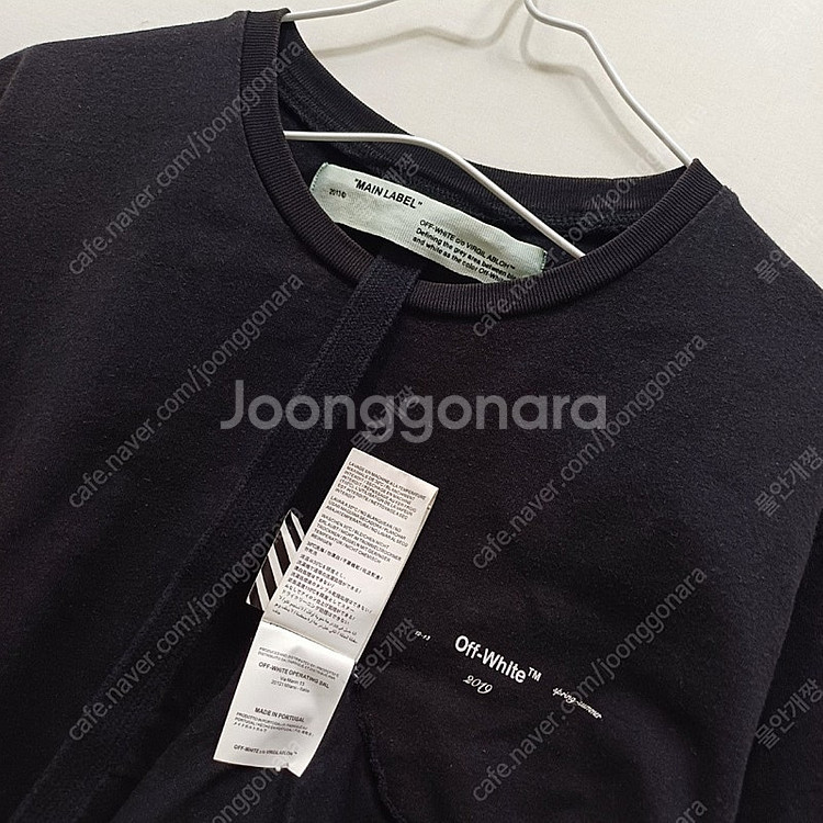 택포 정품 오프화이트 애로우 남성 L 라운드 반팔 티 ...--3