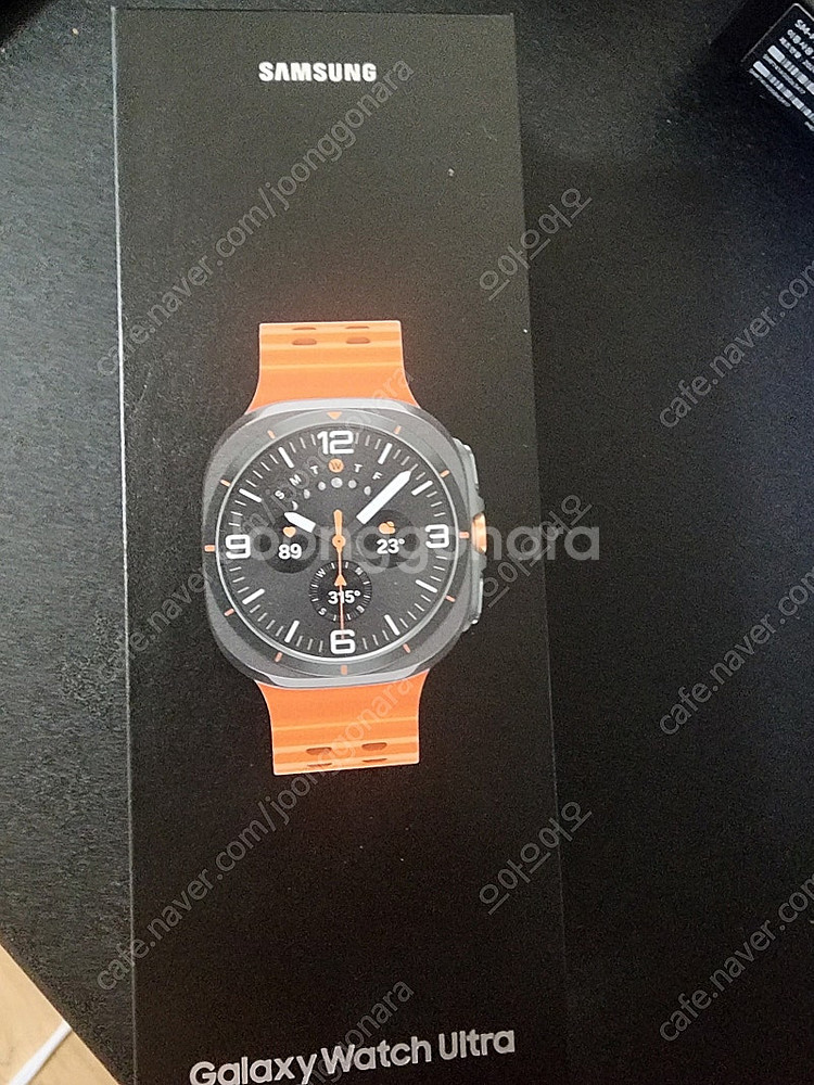 갤럭시워치 울트라 오렌지알파인 색상 49mm 셀룰러 판...--0