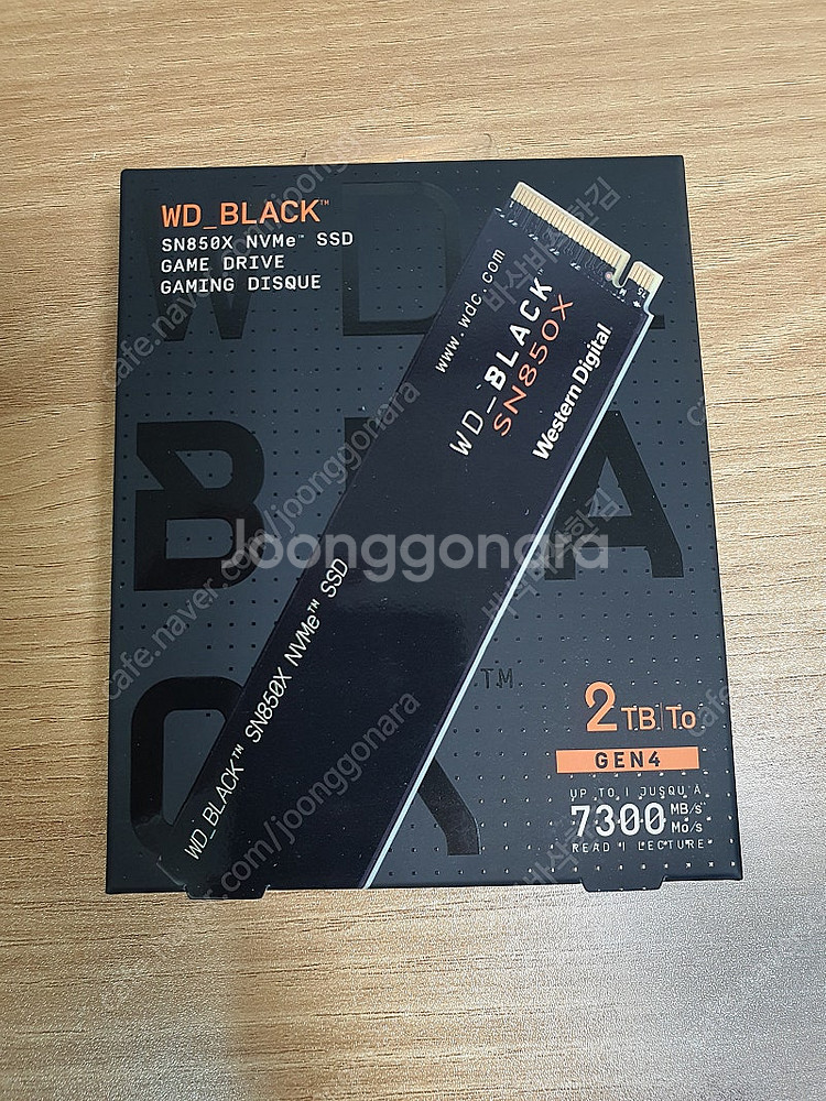 WD BLACK SSD SN 850X 2TB 새제품--0
