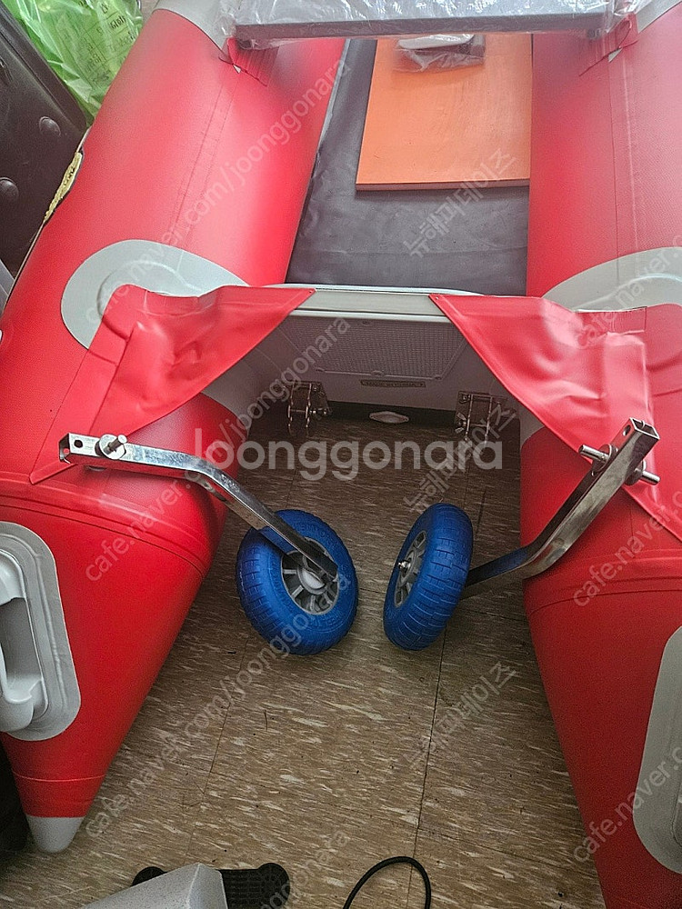 썬더호크 370F 에어매트 보트 새제품 및 딩기도리 설...--1