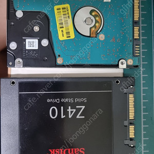 일괄판매 m.2 sata ssd 128gb + 500gb hdd