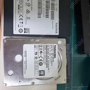 일괄판매 sata ssd 128gb (120gb) + 500gb hdd 2.5