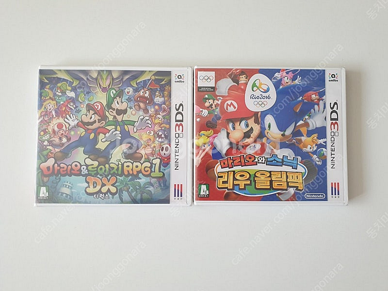 미개봉 마리오와 소닉 리우 올림픽 닌텐도 3ds 밀봉 ...--0