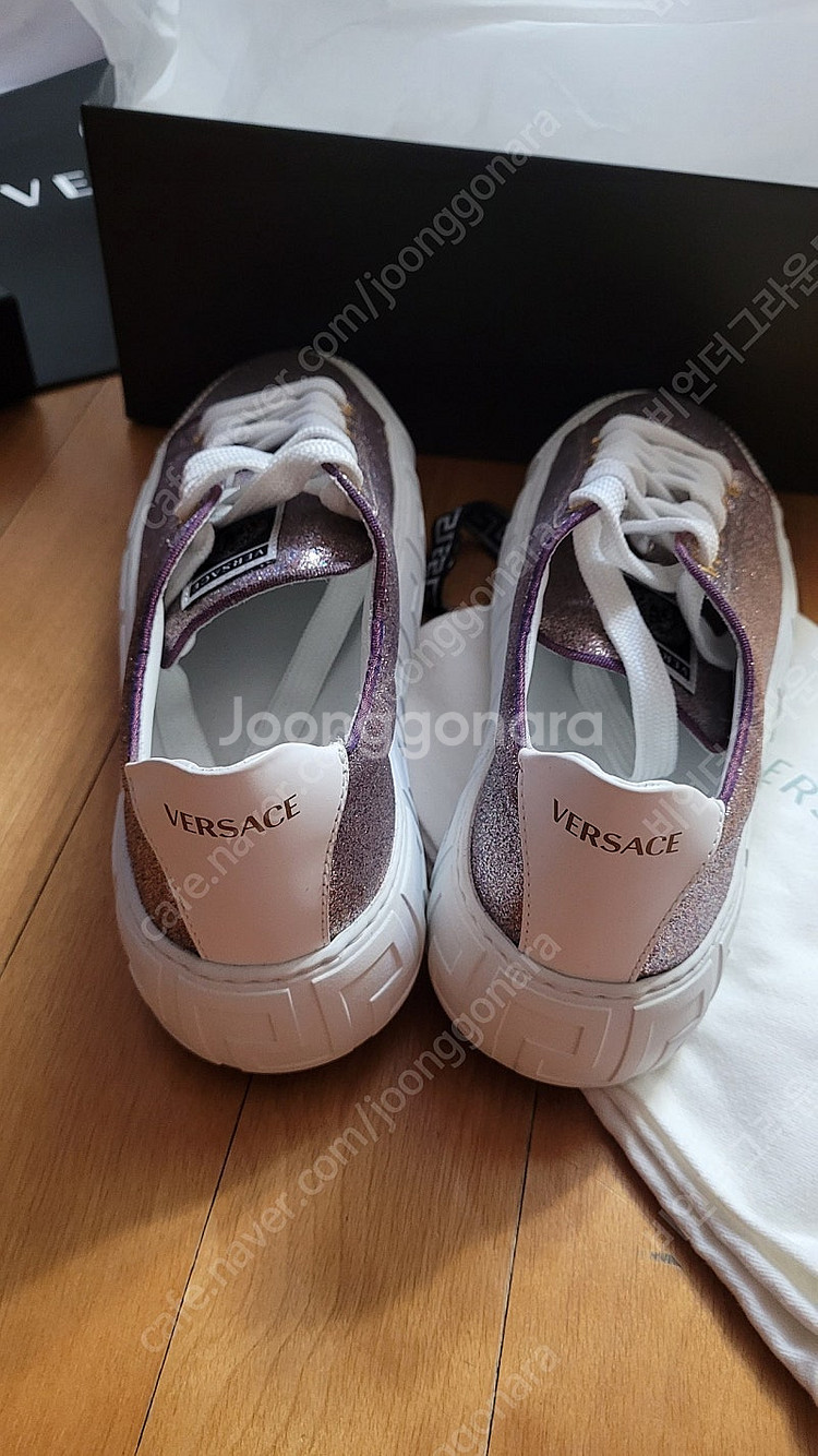 베르사체 글리터 슈즈 지미추 다이아몬드 트레일 구찌 슬...--4