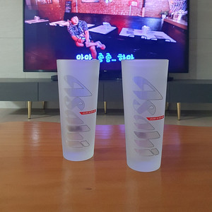 아사히 맥주컵 맥주잔