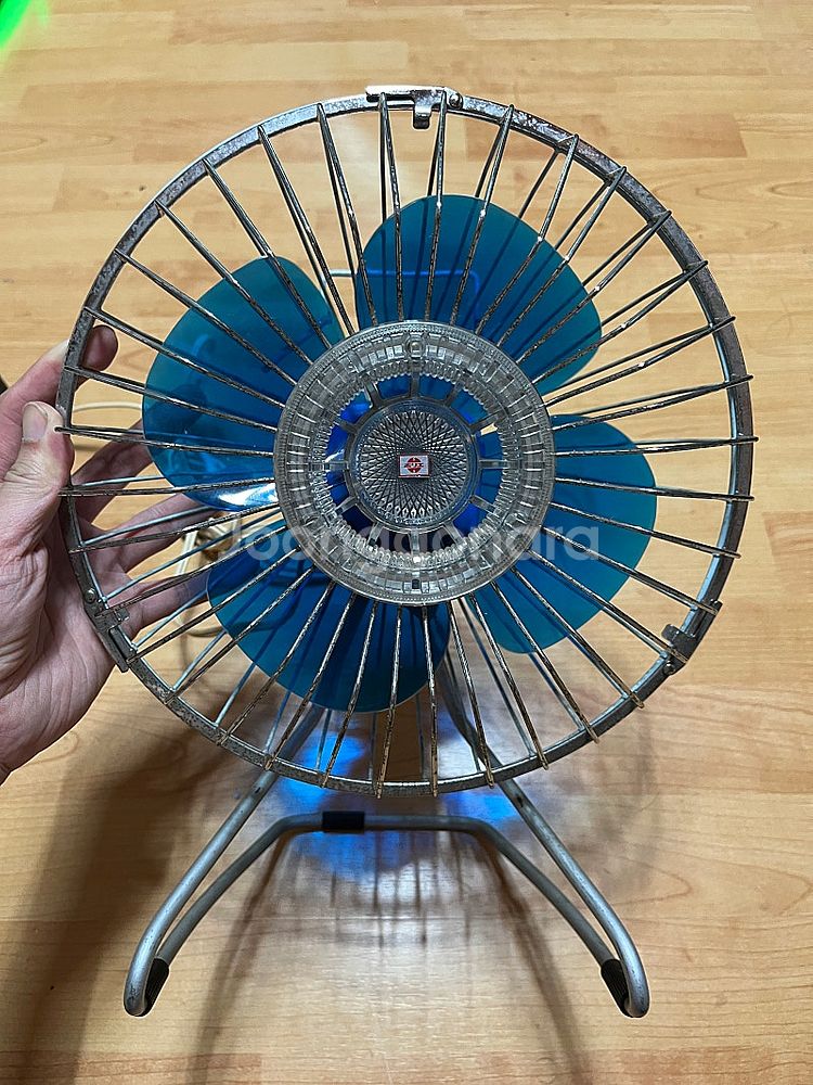일본 빈티지 선풍기 레트로 미니 옛날--0