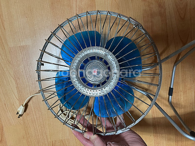 일본 빈티지 선풍기 레트로 미니 옛날--4